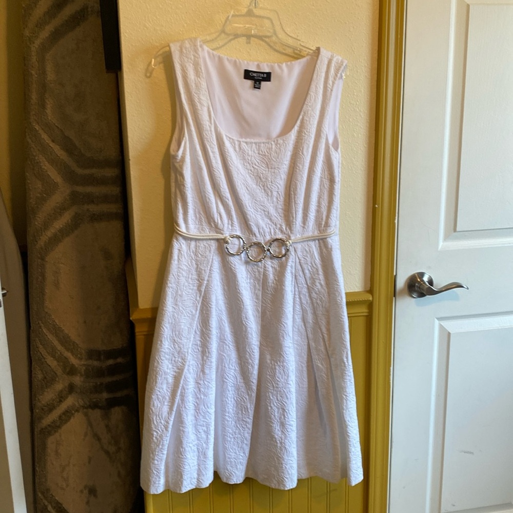 Chetta B white dress Size 12